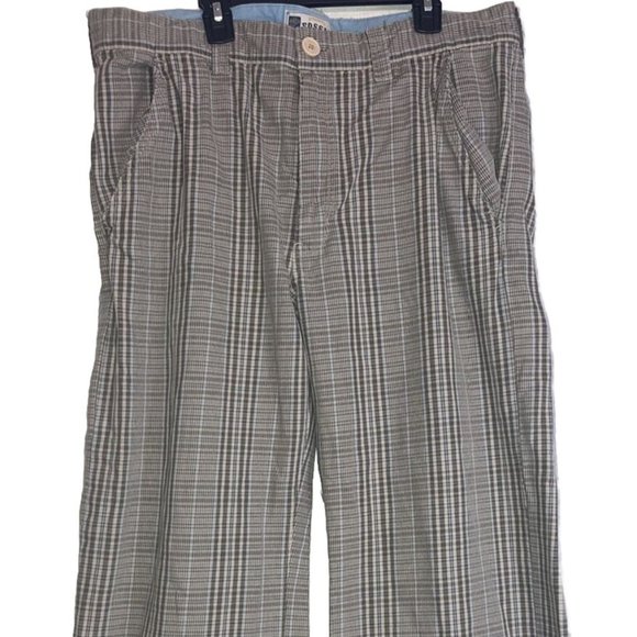 Vintage Rare Y2K Fossil Striped Trouser Pants Women's Size 36R - Picture 1 of 6